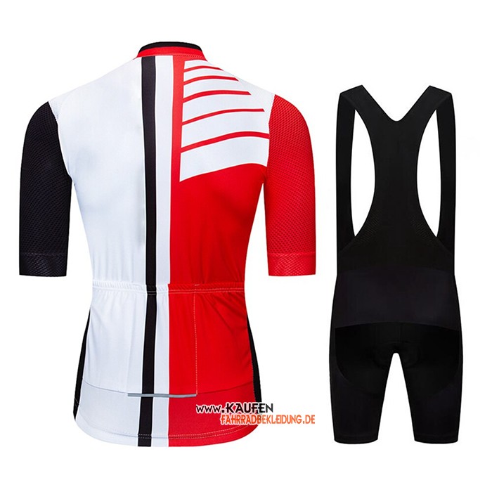 Le Col Kurzarmtrikot 2020 und Kurze Tragerhose Shwarz Wei Rot